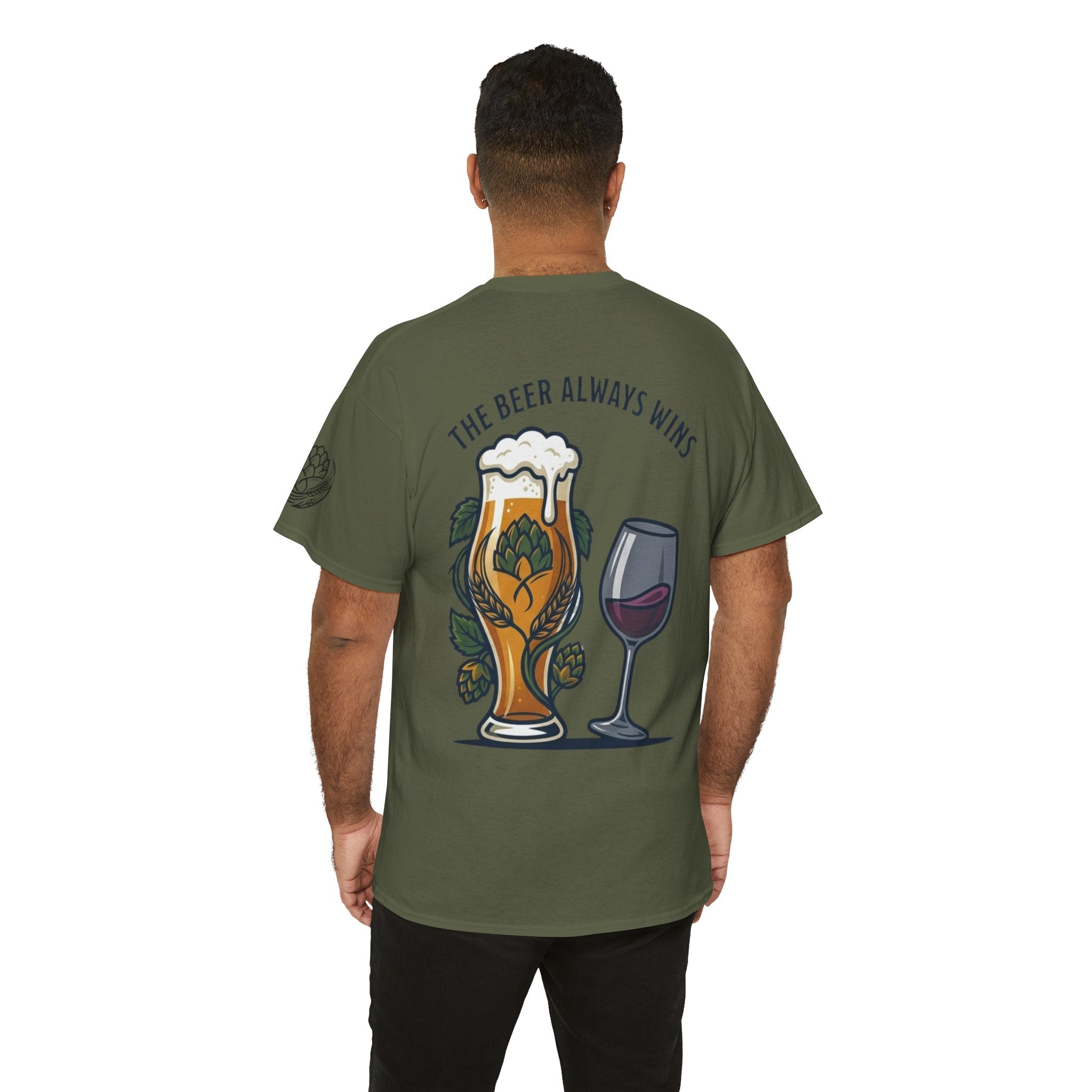 "The Beer Always Wins" Premium Graphic Tee