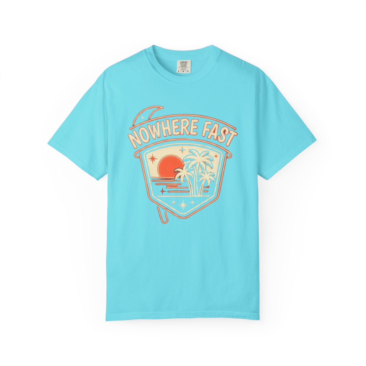 "Nowhere Fast" Unisex Garment-Dyed Tee