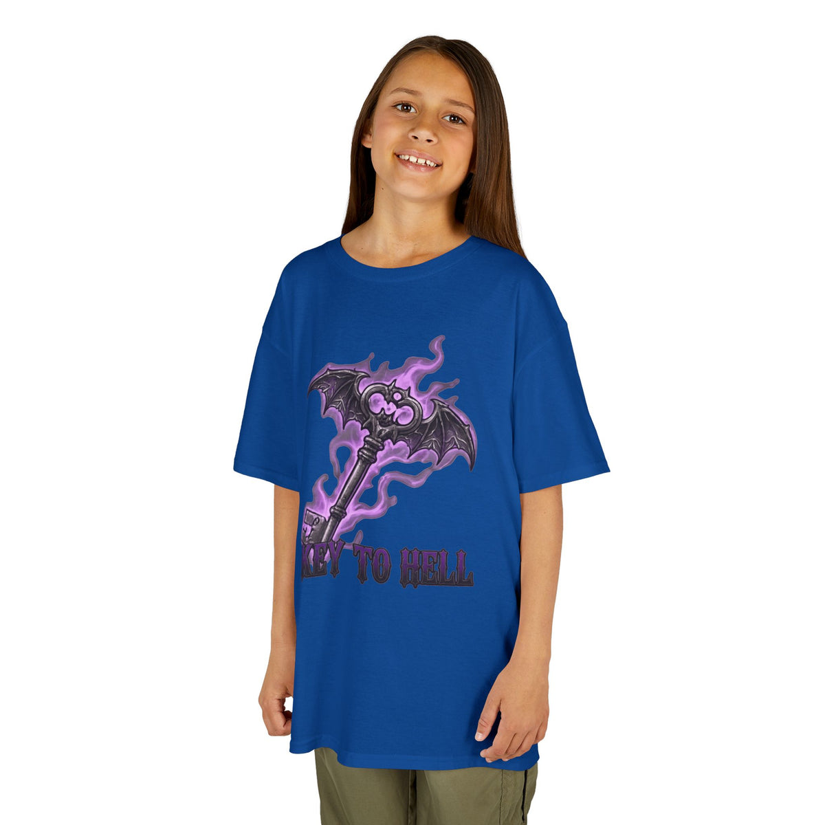 Color: Royal | Skeleton Key Kids Tee