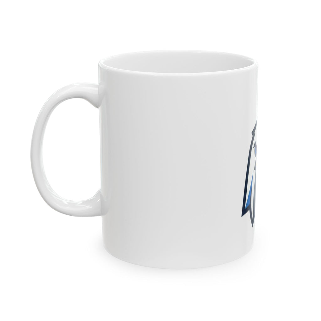 "April Legend" White Ceramic Mug — Graphic