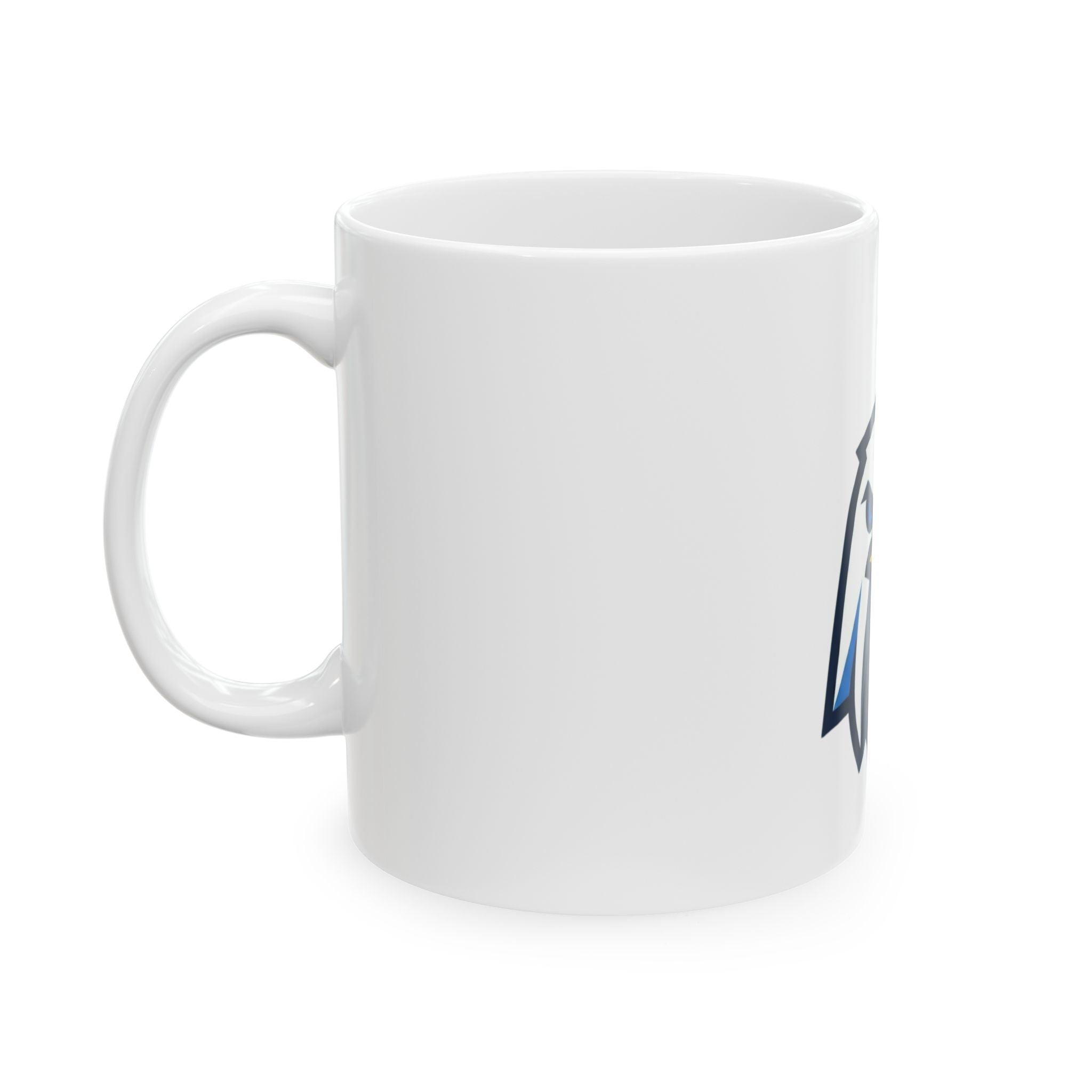 "April Legend" White Ceramic Mug — Graphic