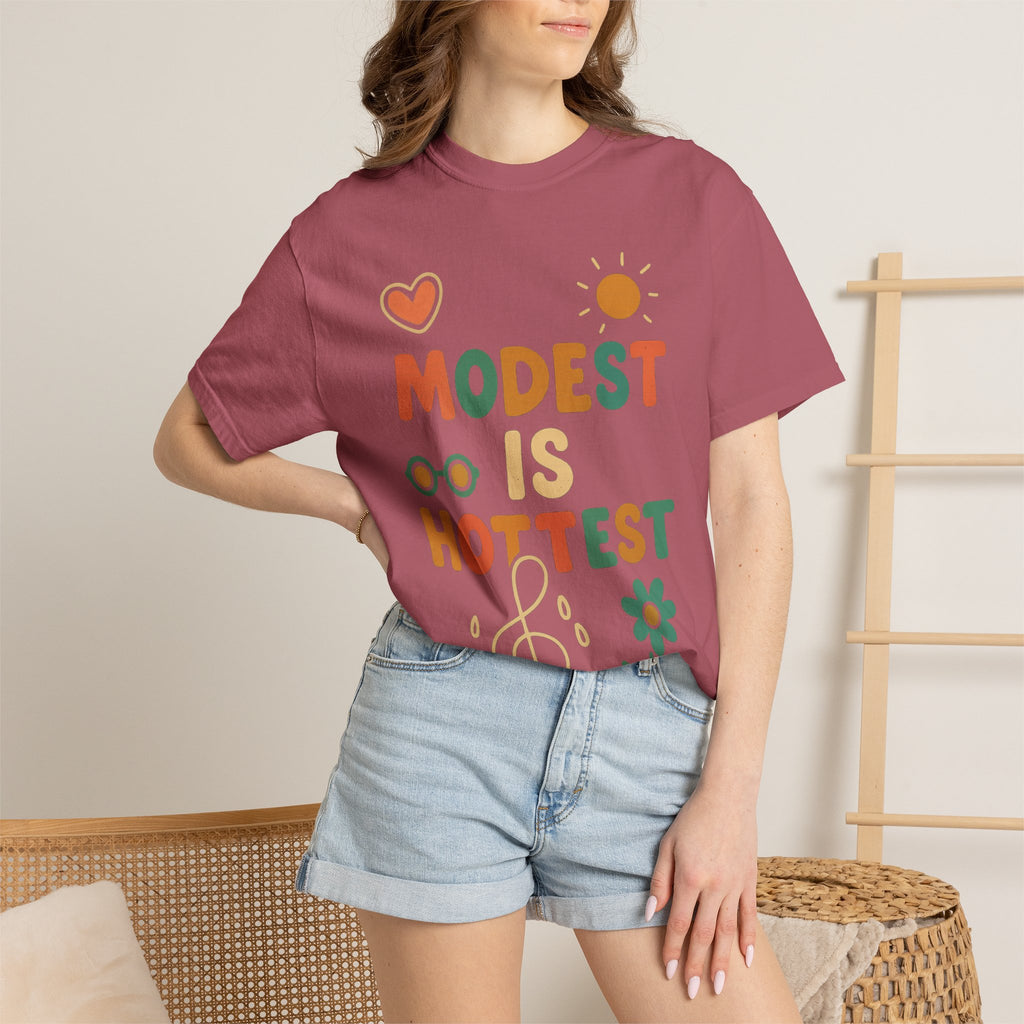"Modest is Hottest" Unisex Garment-Dyed T-shirt