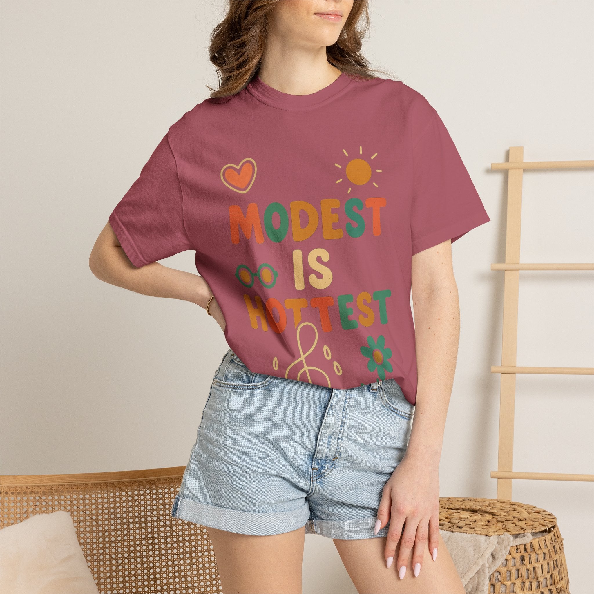 "Modest is Hottest" Unisex Garment-Dyed T-shirt