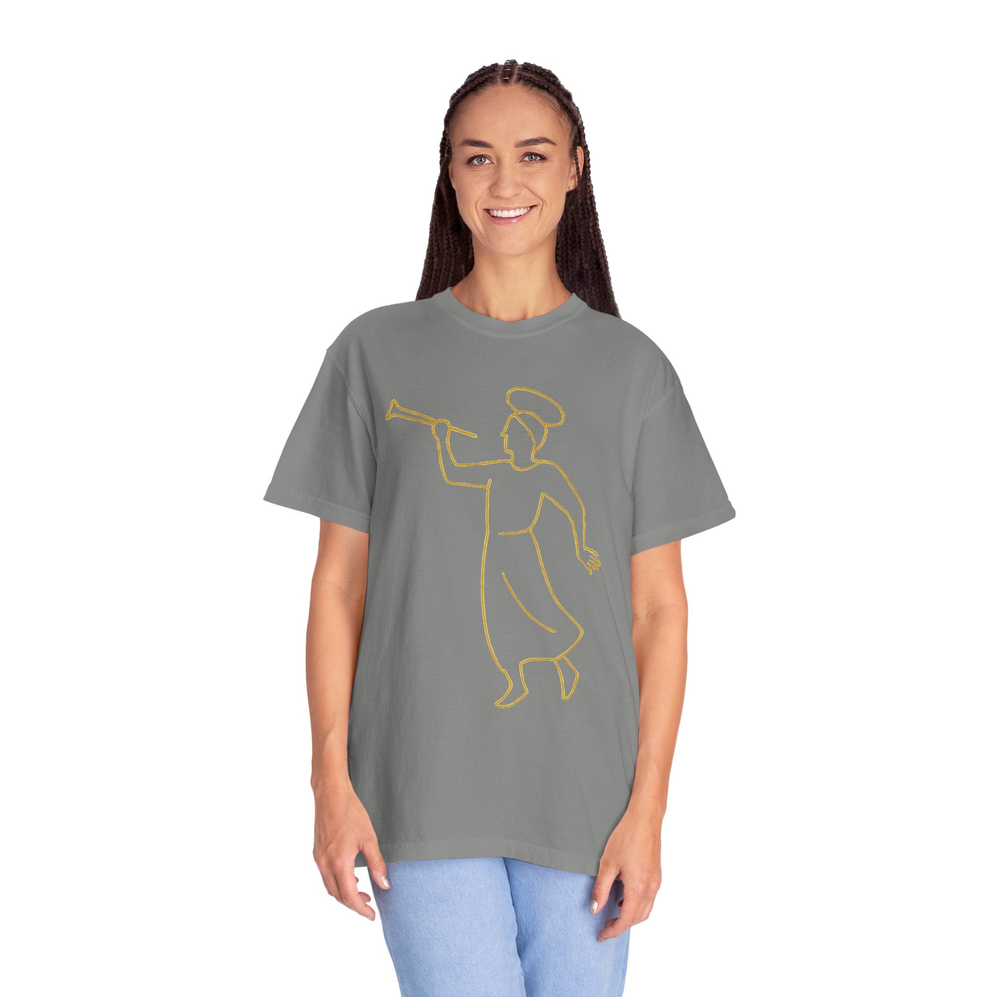 "Angel Moroni" Unisex Garment-Dyed T-shirt