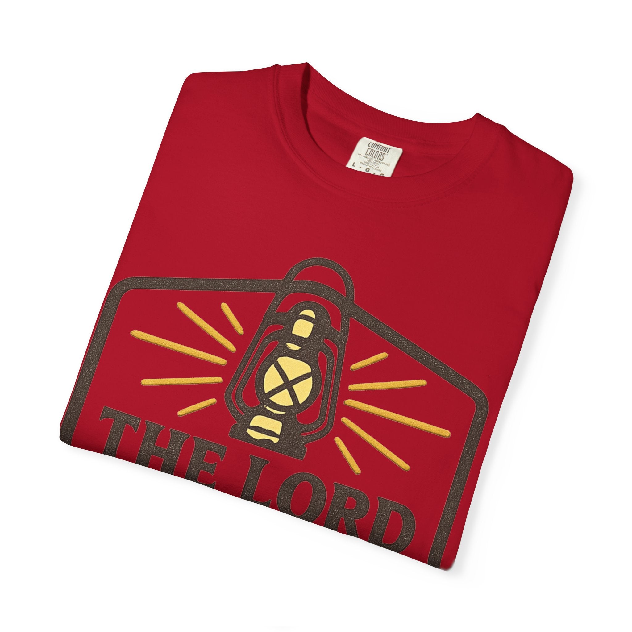 "The Lord is My Light" Unisex Garment-Dyed T-shirt