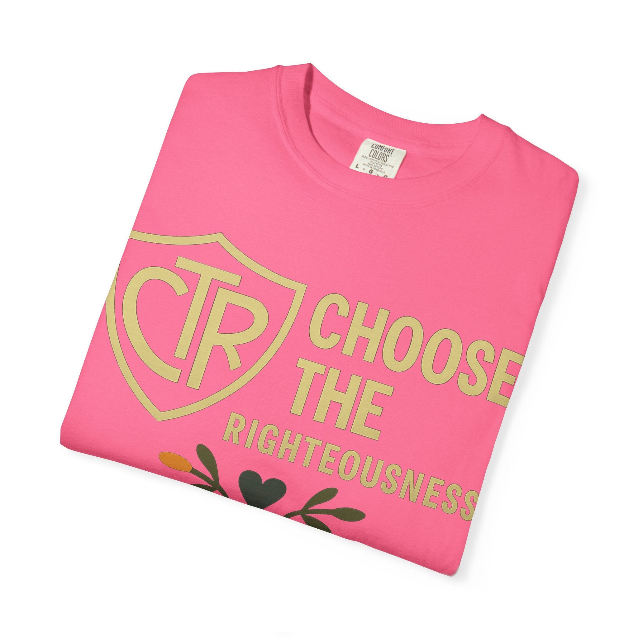 "CTR: Choose the Righteousness" Unisex Garment-Dyed T-shirt