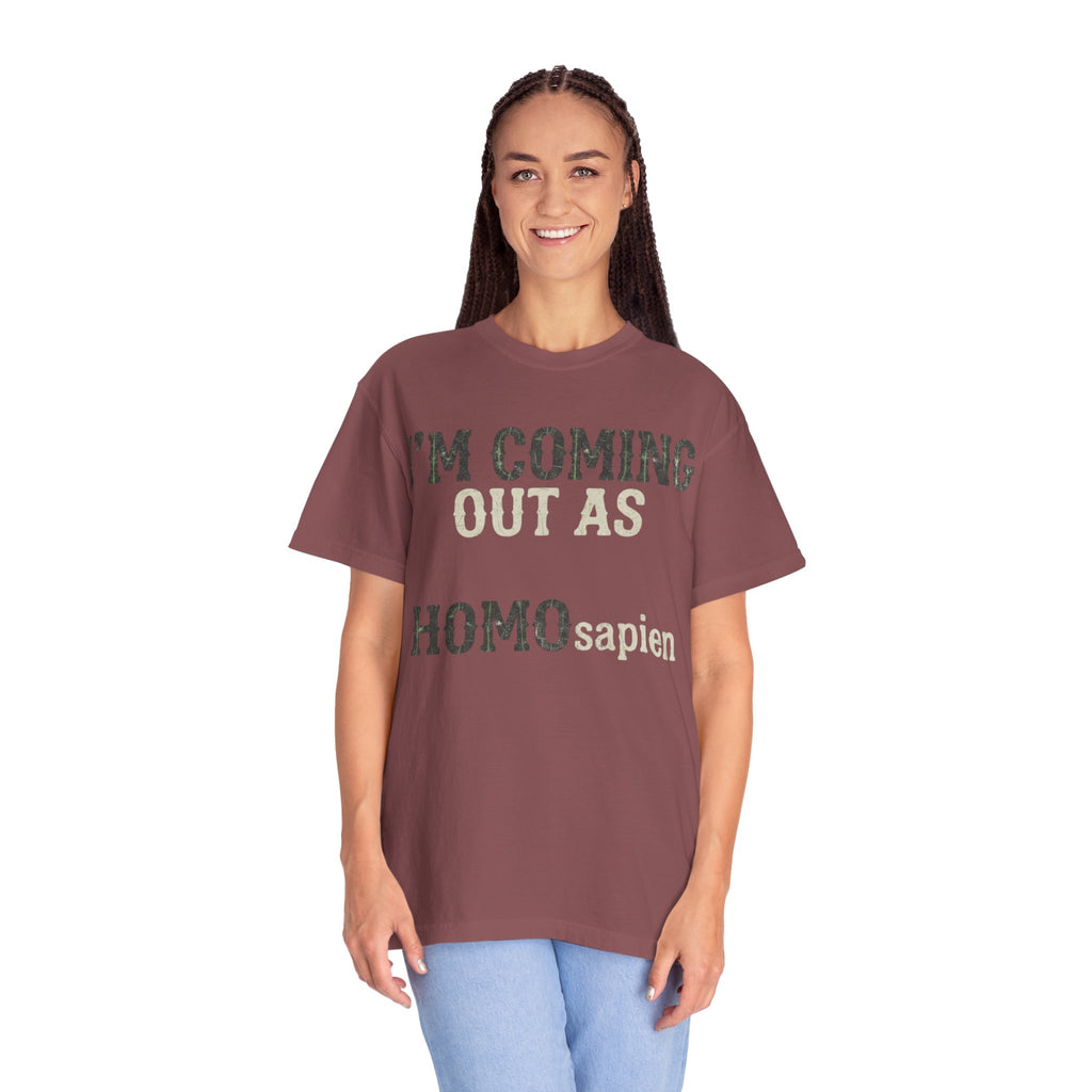 "I'm Coming Out" Unisex Garment-Dyed Tee