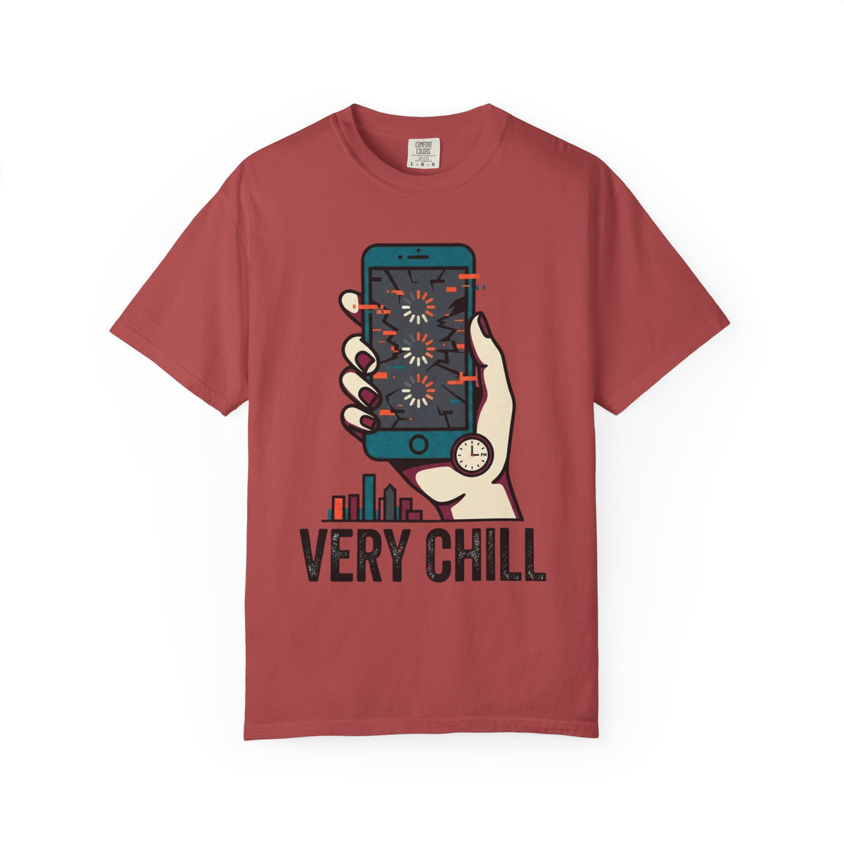 Color: Crimson | Very Chill Unisex Garment-Dyed Tee