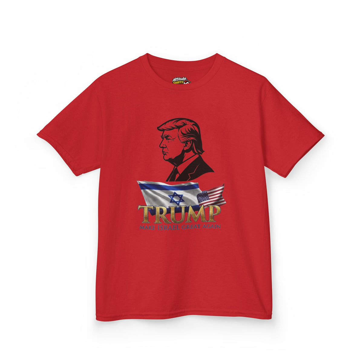 Color: Red | Make Israel Great Again Kids Tee