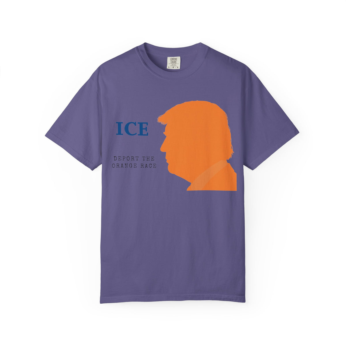 Color: Grape | Deport the Orange Race Unisex Garment-Dyed T-shirt