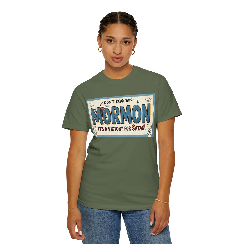 "Victory for Satan T-Shirt" Unisex Garment-Dyed T-shirt