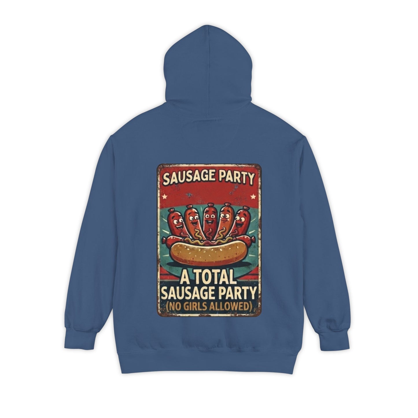 "Sausage Party" Garment-Dyed Hoodie