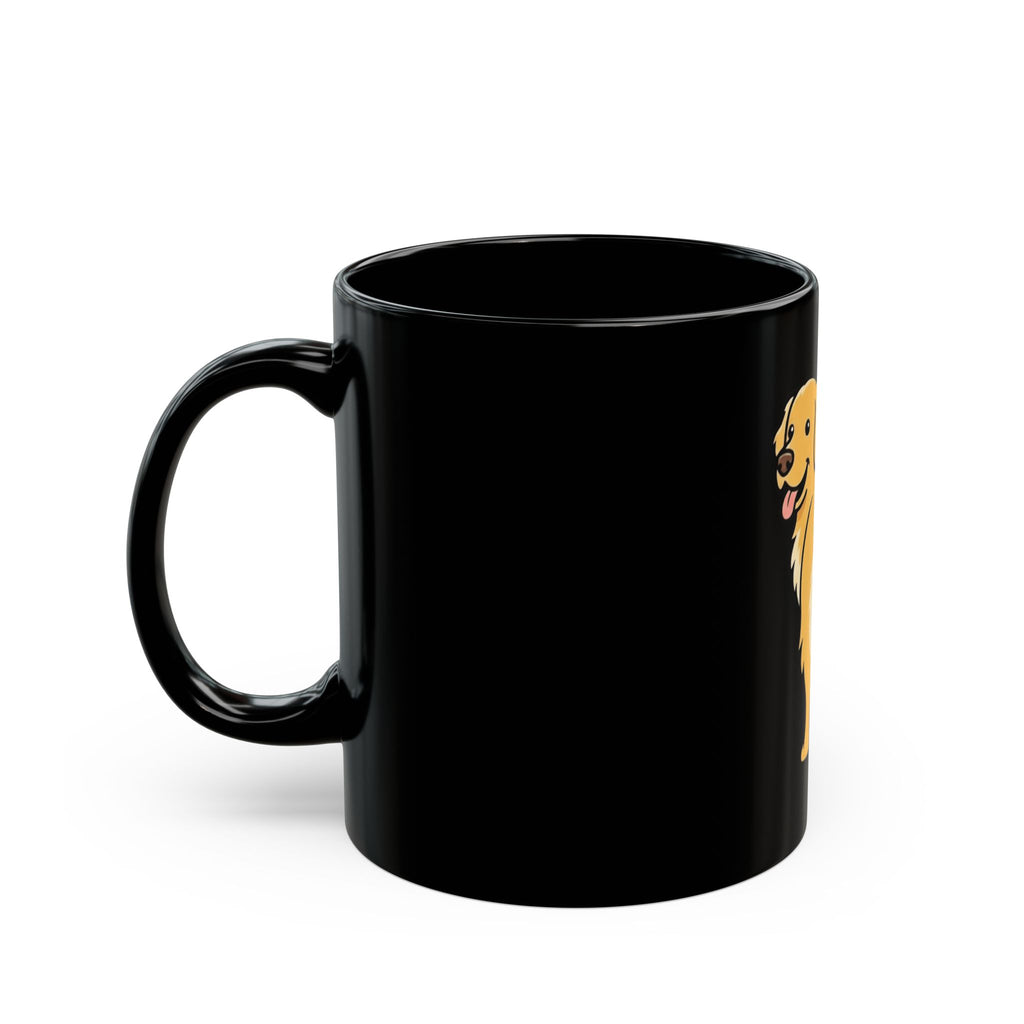 "Nice Tail" Black Ceramic Mug — Graphic