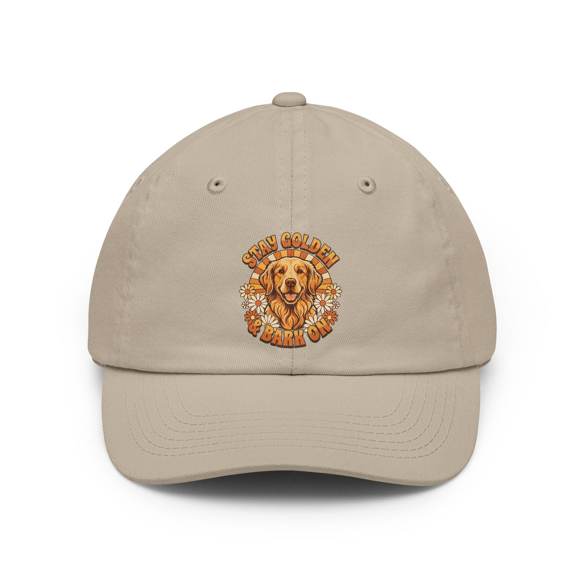 Color: Stone | Stay Golden & Bark On Dad Hat