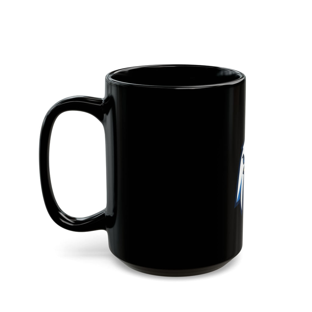 "April Legend" Black Ceramic Mug — Graphic