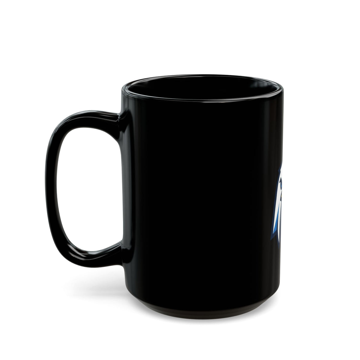 "April Legend" Black Ceramic Mug — Graphic