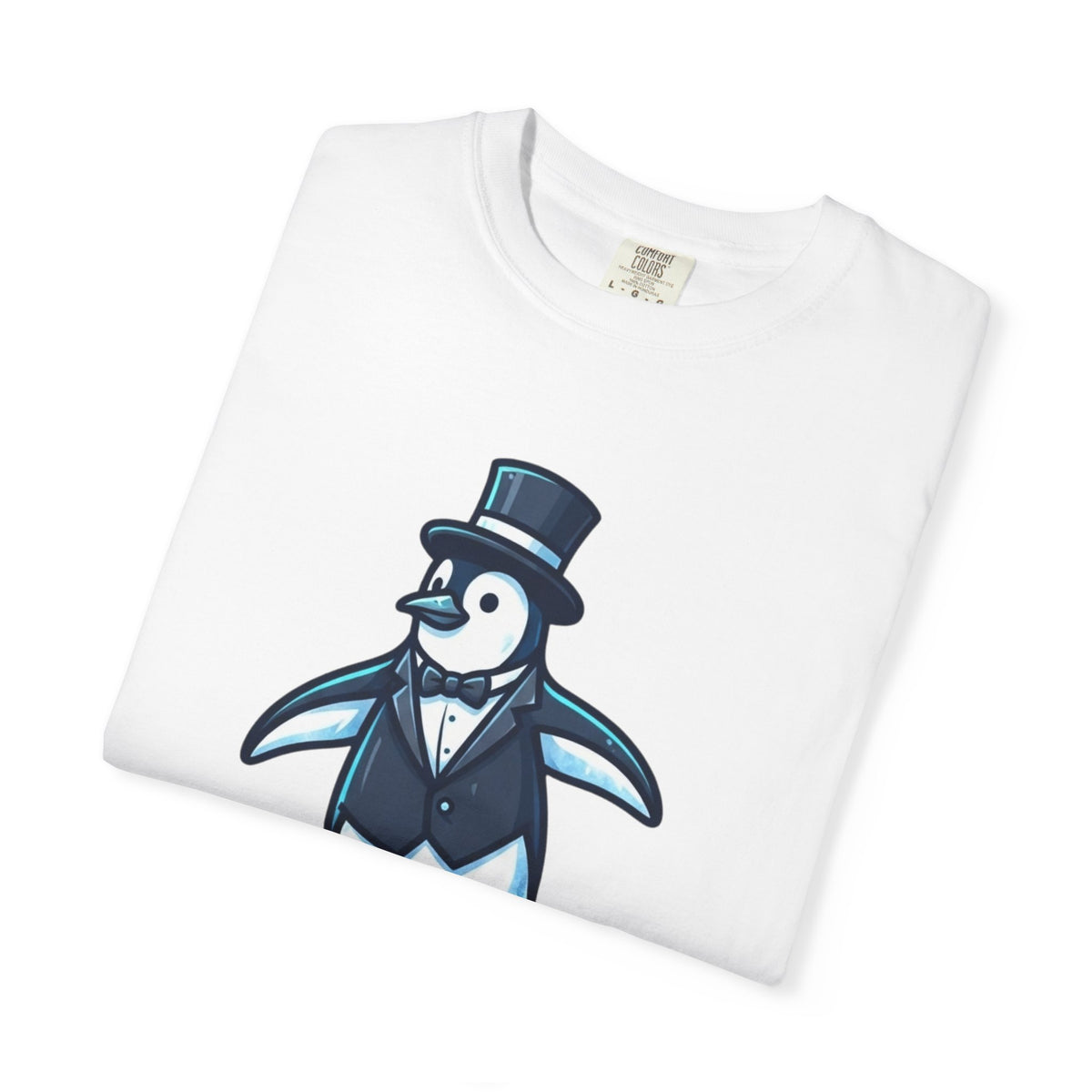 "Penguin Credible" Unisex Garment-Dyed Tee