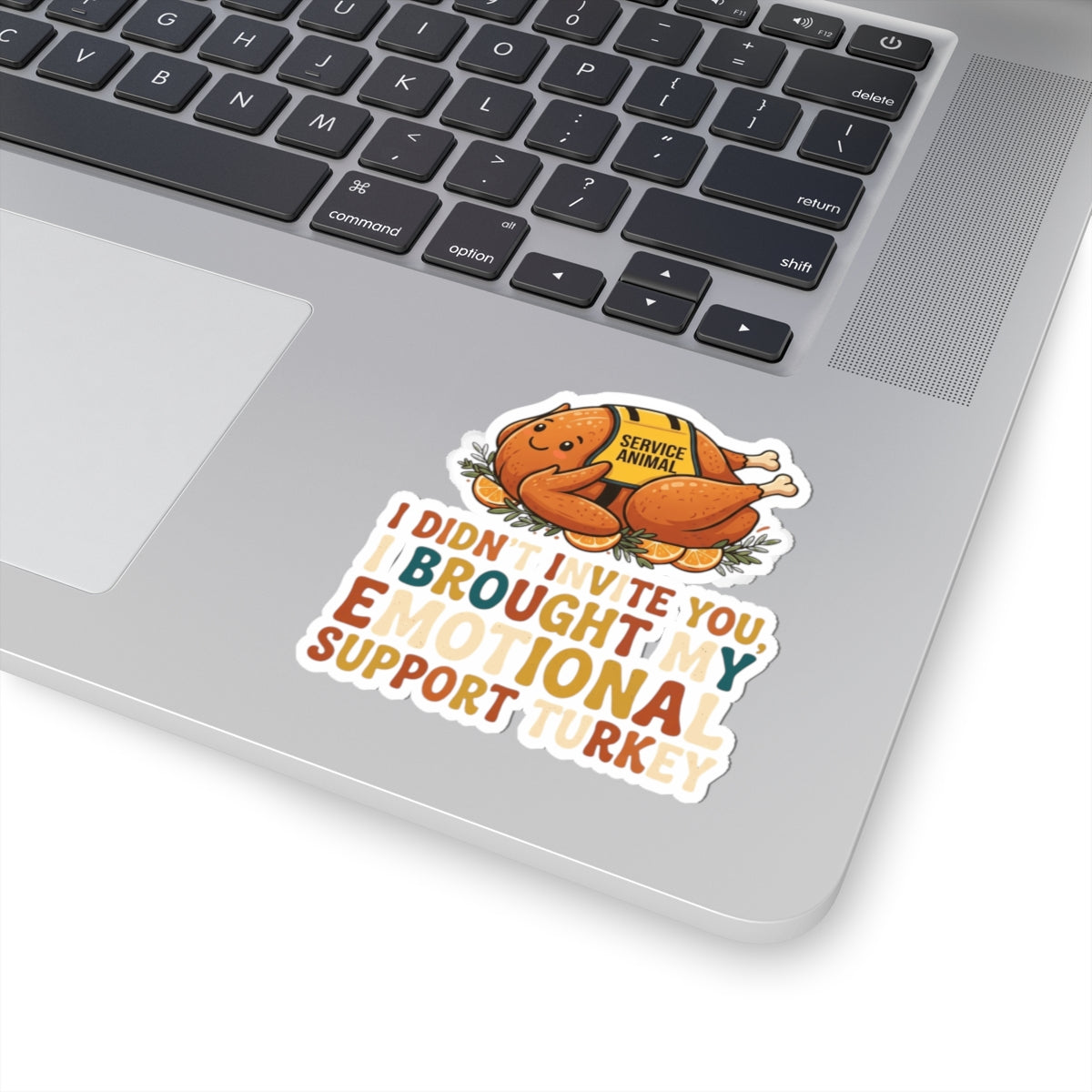 "Emotional Support Turkey" Sticker — Main