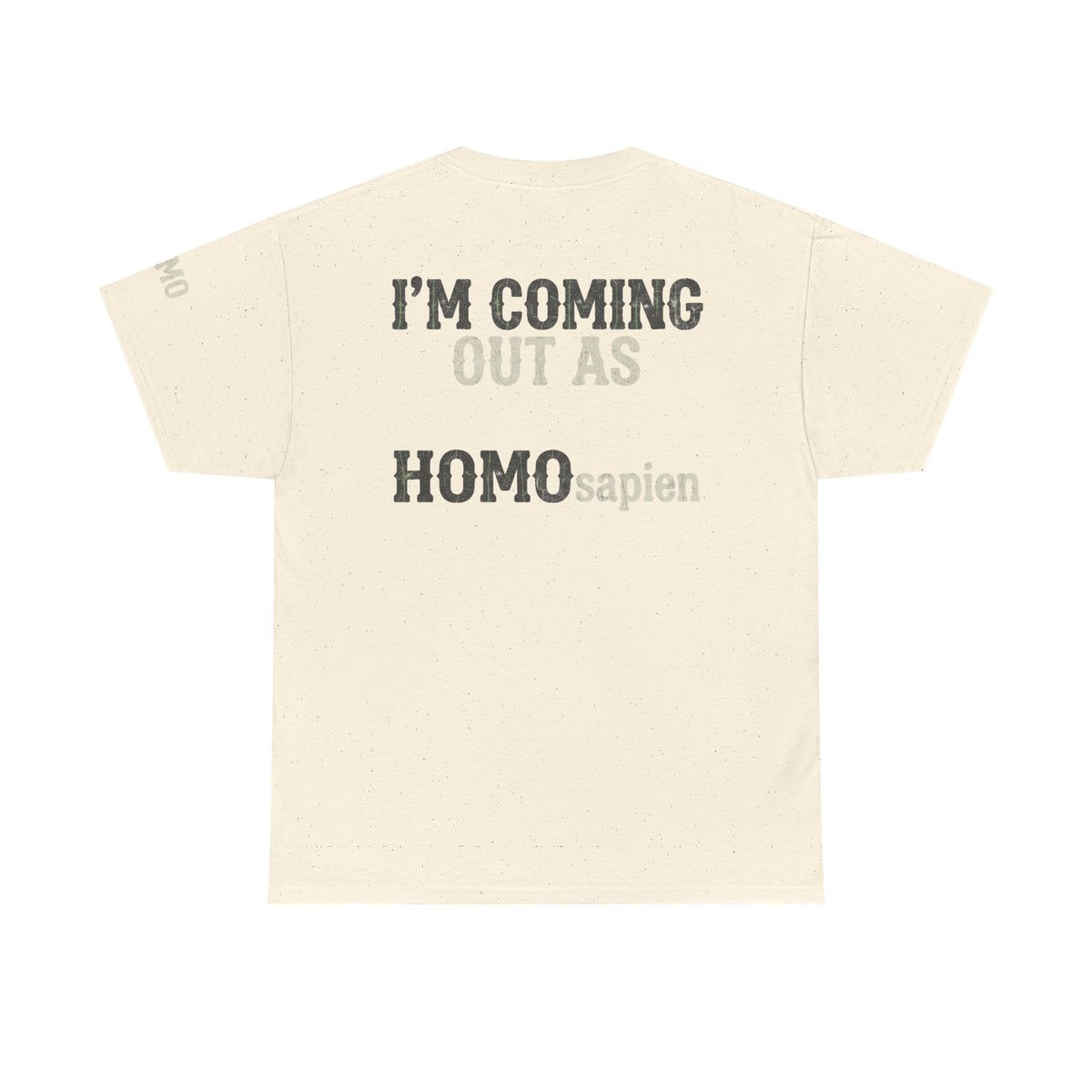 Color: Natural | I'm Coming Out Premium Graphic Tee