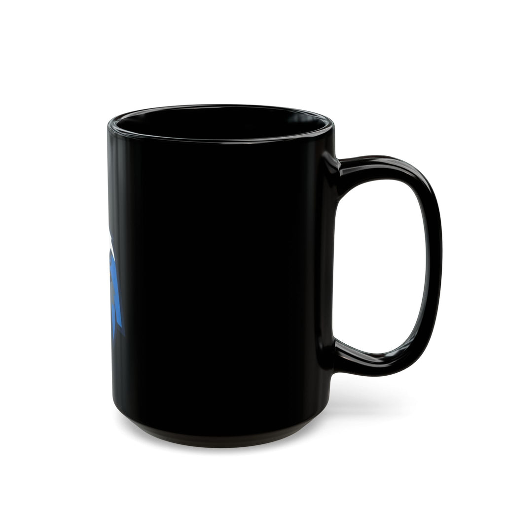 "April Legend" Black Ceramic Mug — Graphic