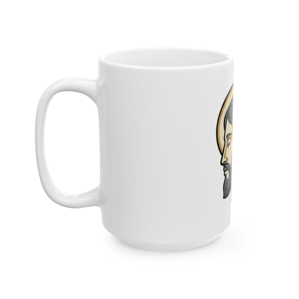 "Paradox" White Ceramic Mug — Graphic