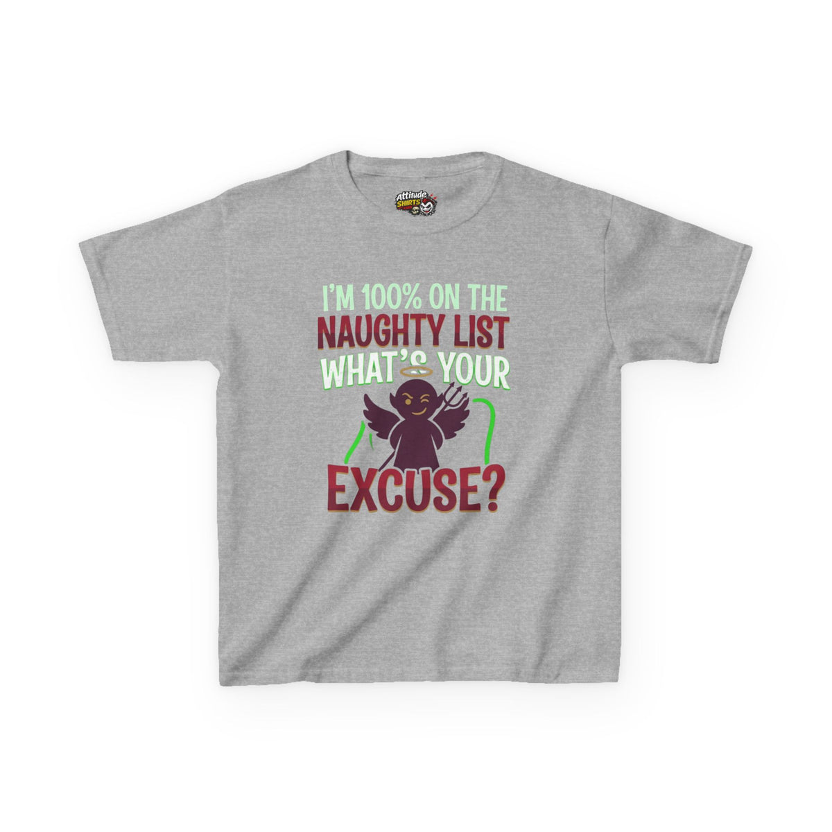 "On The Naughty List" Kids Tee