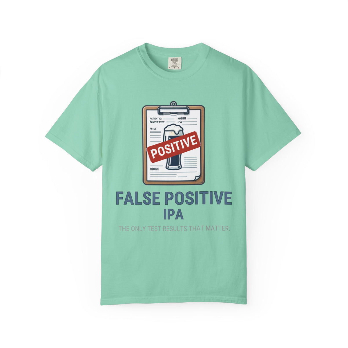 Color: Island Reef | False Positive IPA Unisex Garment-Dyed Tee
