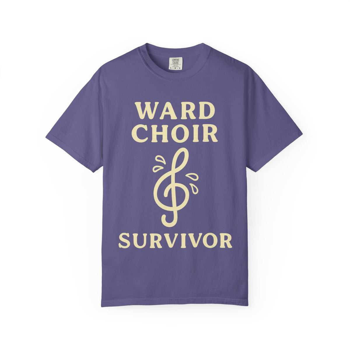 Color: Grape | Ward Choir Survivor Unisex Garment-Dyed T-shirt