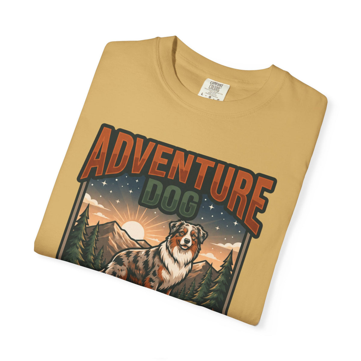 "Adventure Dog" Unisex Garment-Dyed Tee