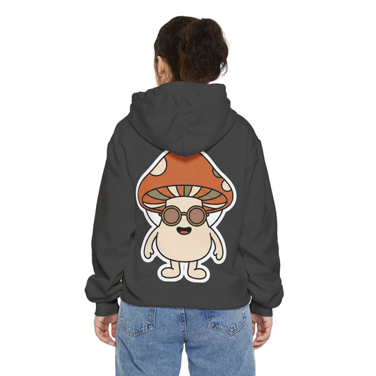 "Shroom Man" Garment-Dyed Hoodie