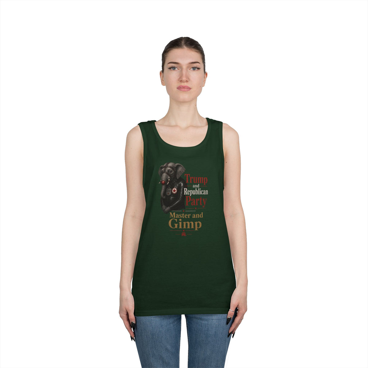 Color: Forest Green | Master and Gimp Tank Top