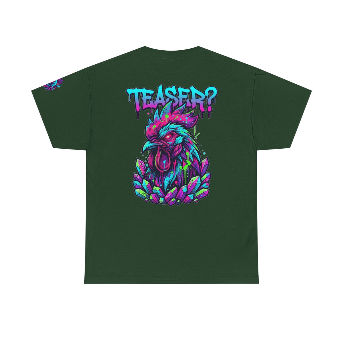Color: Forest Green | Cock Teaser Premium Graphic Tee