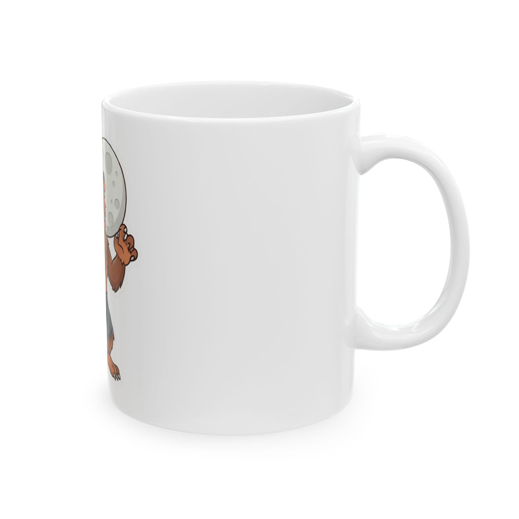 "Werewolf" White Ceramic Mug