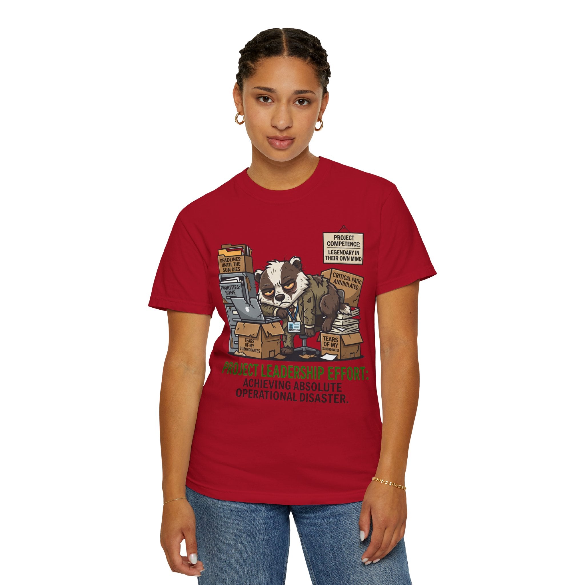 "Project Leader" Unisex Garment-Dyed Tee