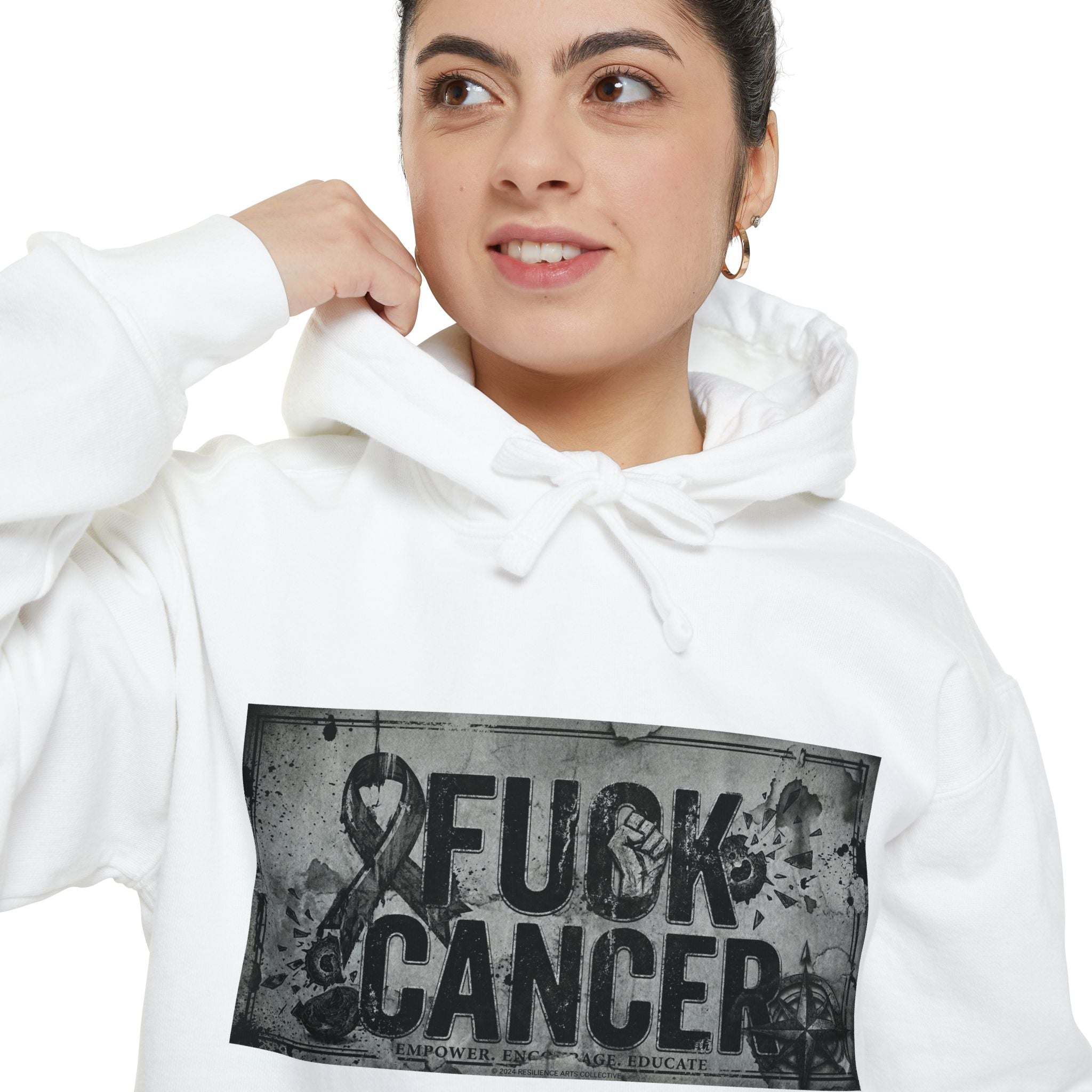 Cancer Can Fuck Right Off | Garment-Dyed Hoodie — AttitudeShirts