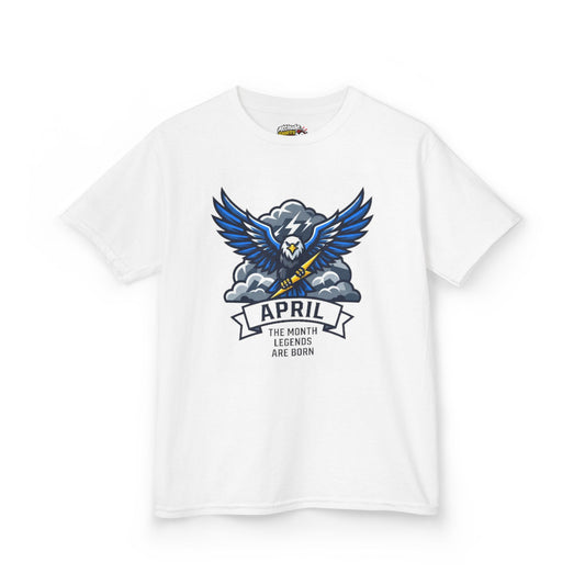 Color: White | April Legend Kids Tee