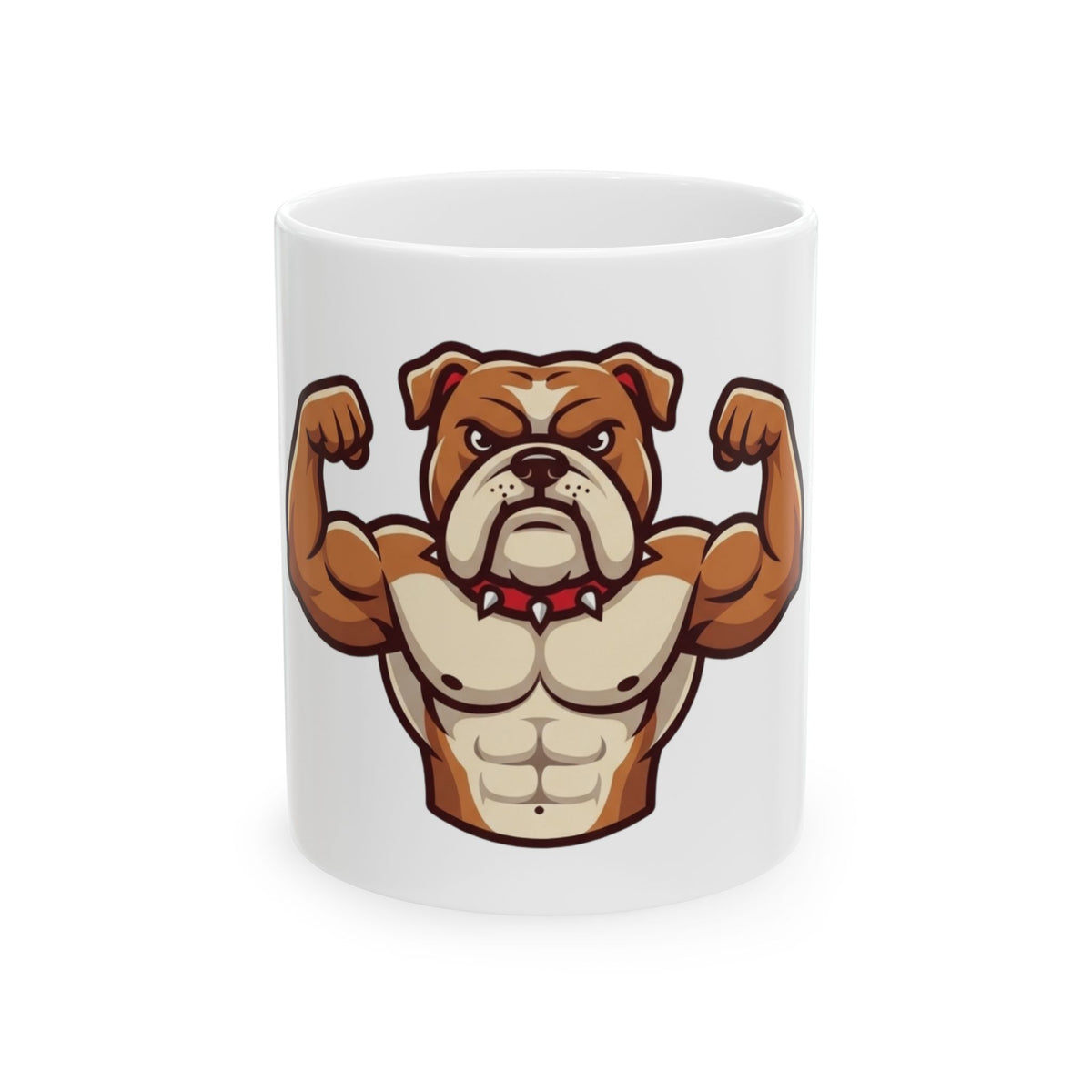 "Bull Credible" White Ceramic Mug — Graphic