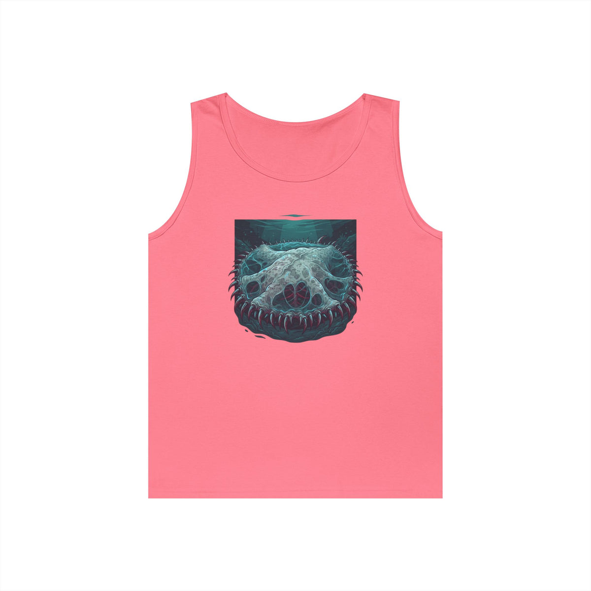 Color: Safety Pink | El Cuero-The Hide (South American Folklore) Tank Top