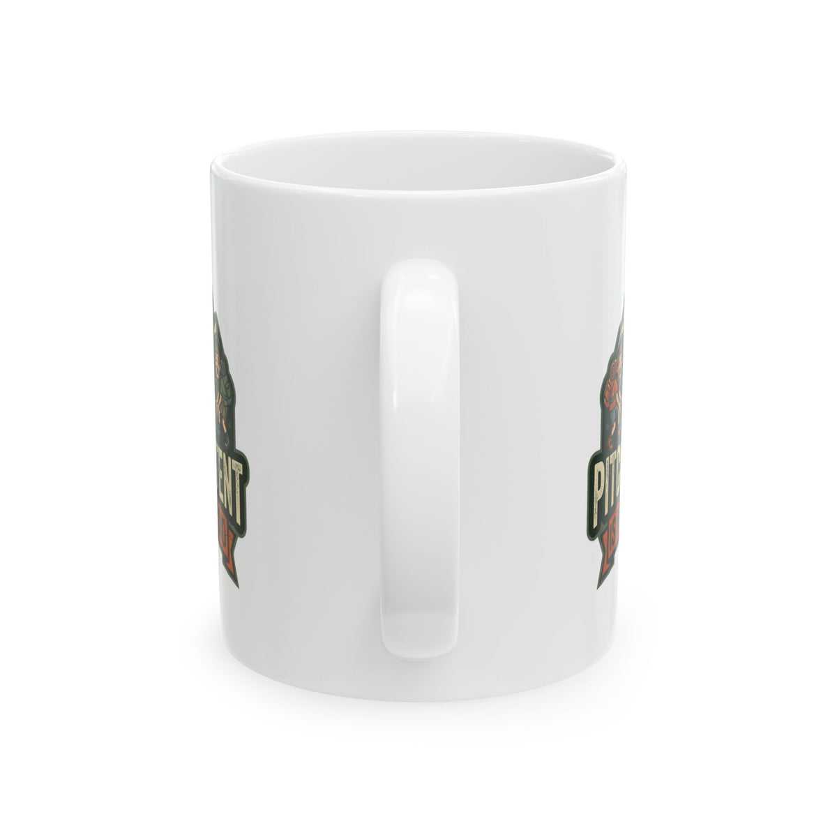 "Pitching A Tent Is My Only Cardio" White Ceramic Mug