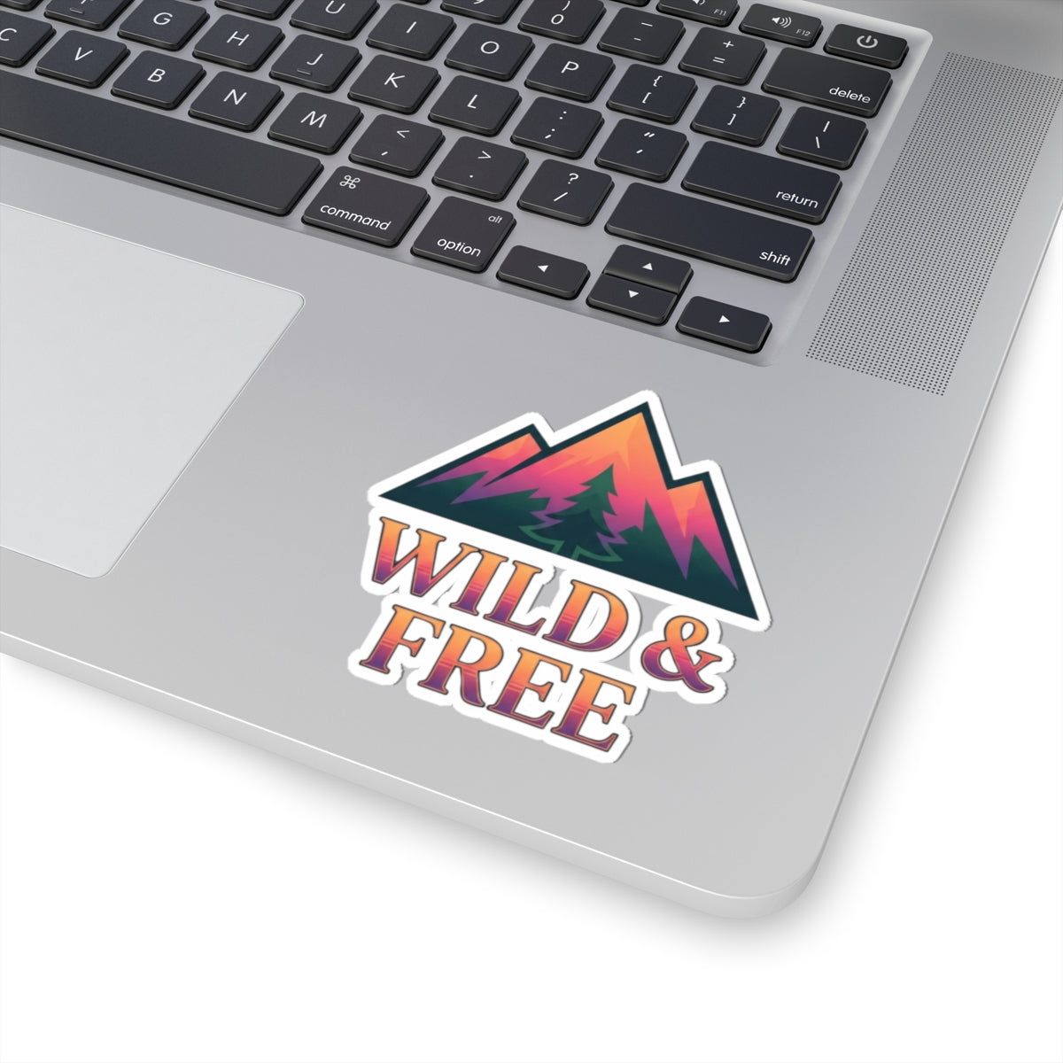 "Wild & Free" Sticker