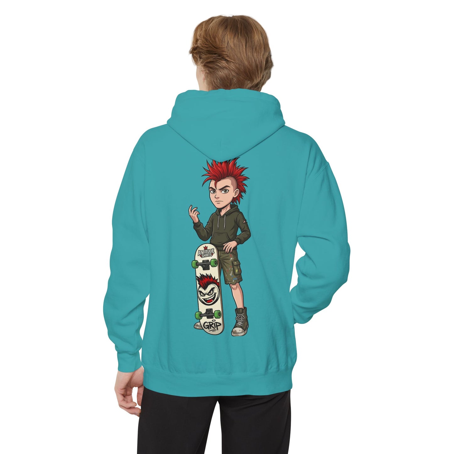 "Skater" Garment-Dyed Hoodie