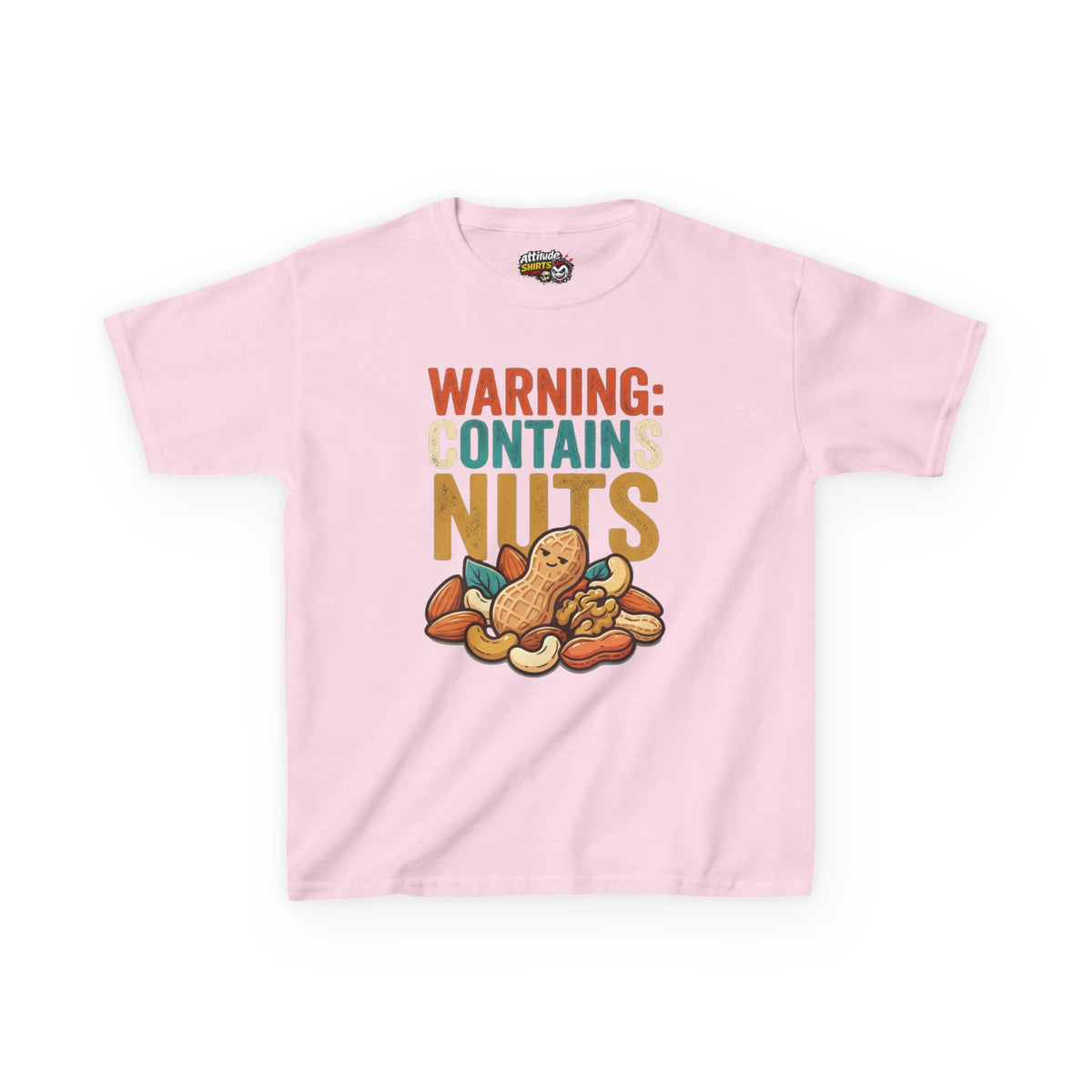 "Warning Contains Nuts" Kids Tee