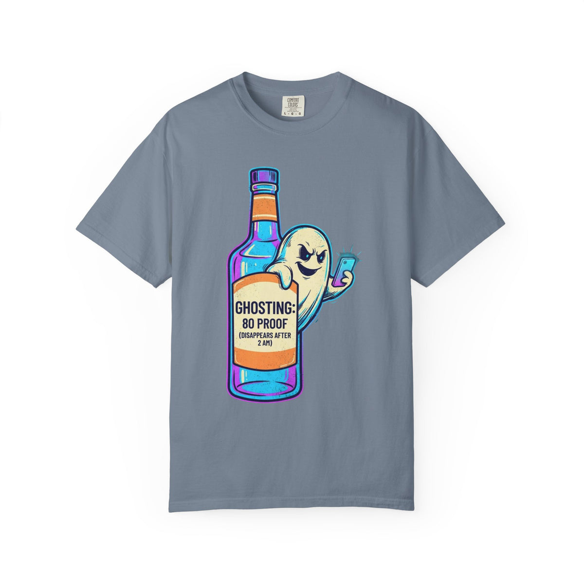 Color: Blue Jean | Ghosting Unisex Garment-Dyed Tee