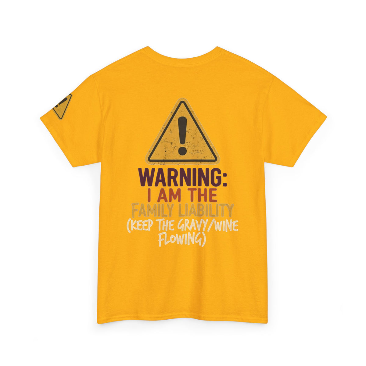 Warning I am The Family Liability Premium Graphic Tee
