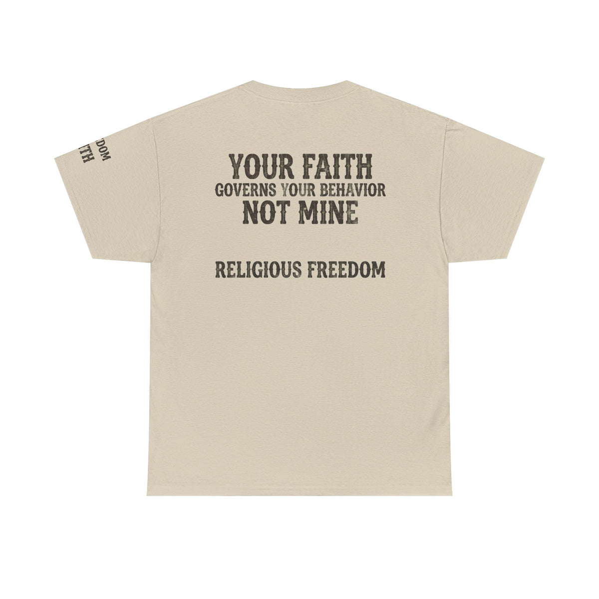 Color: Sand | Religious Freedom Premium Graphic Tee