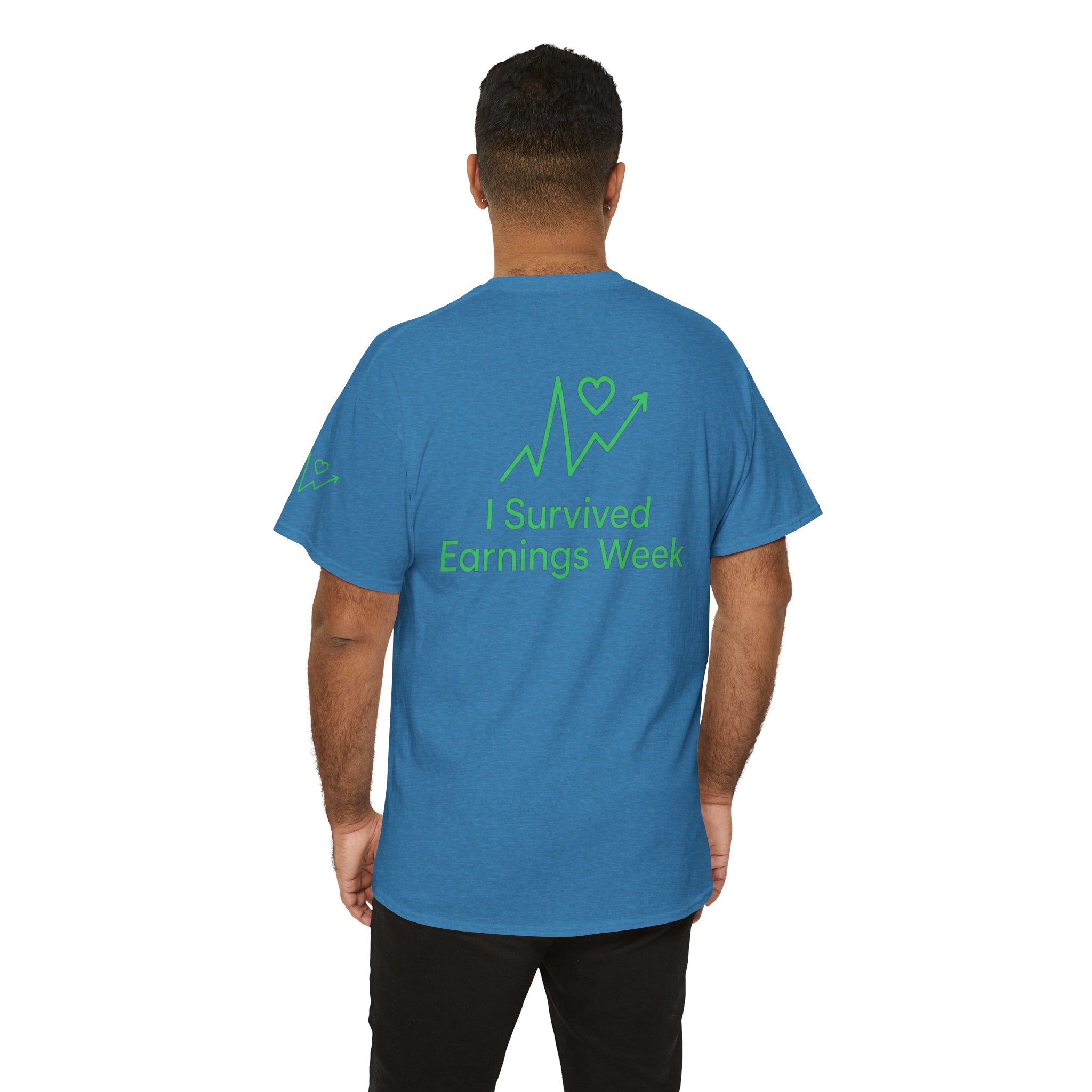 "I Survived Earnings Week" Premium Graphic Tee