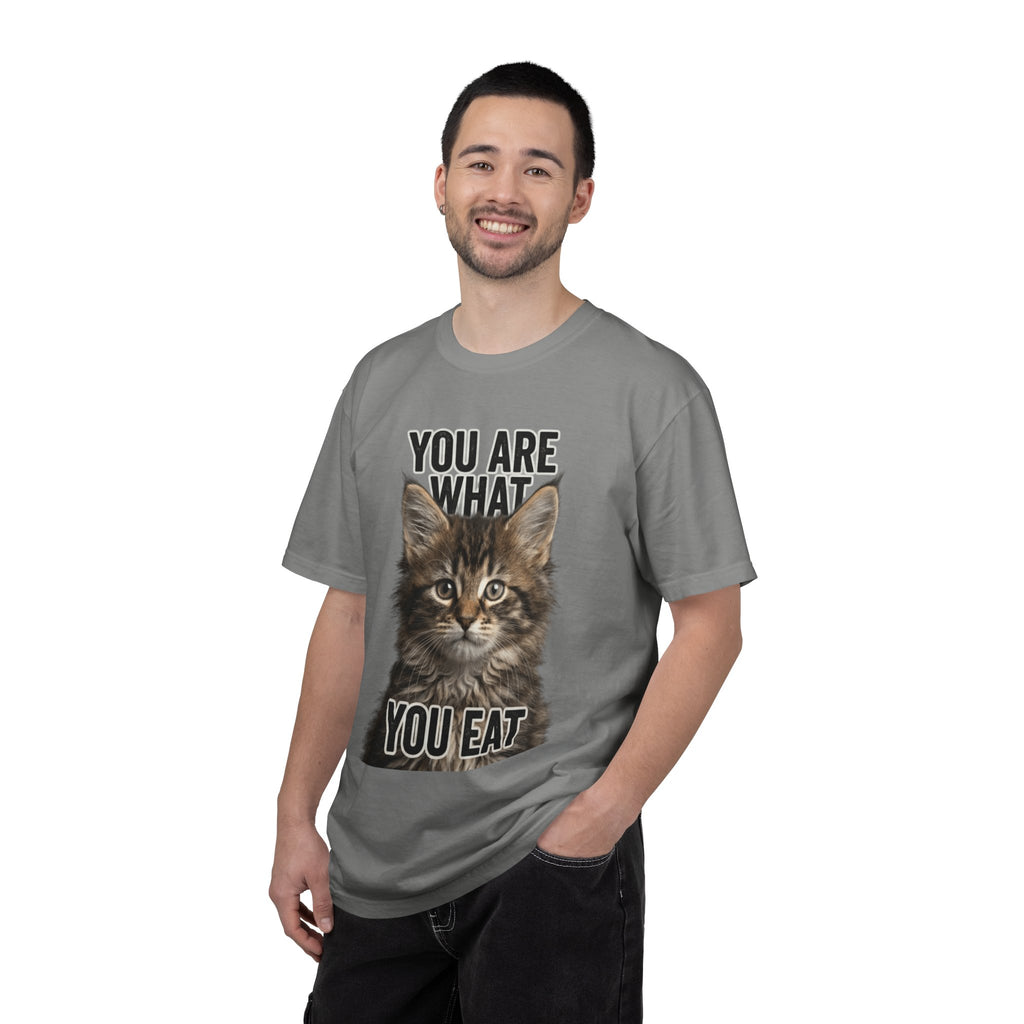"You Are What You Eat - Cat 4" Unisex Garment-Dyed T-shirt
