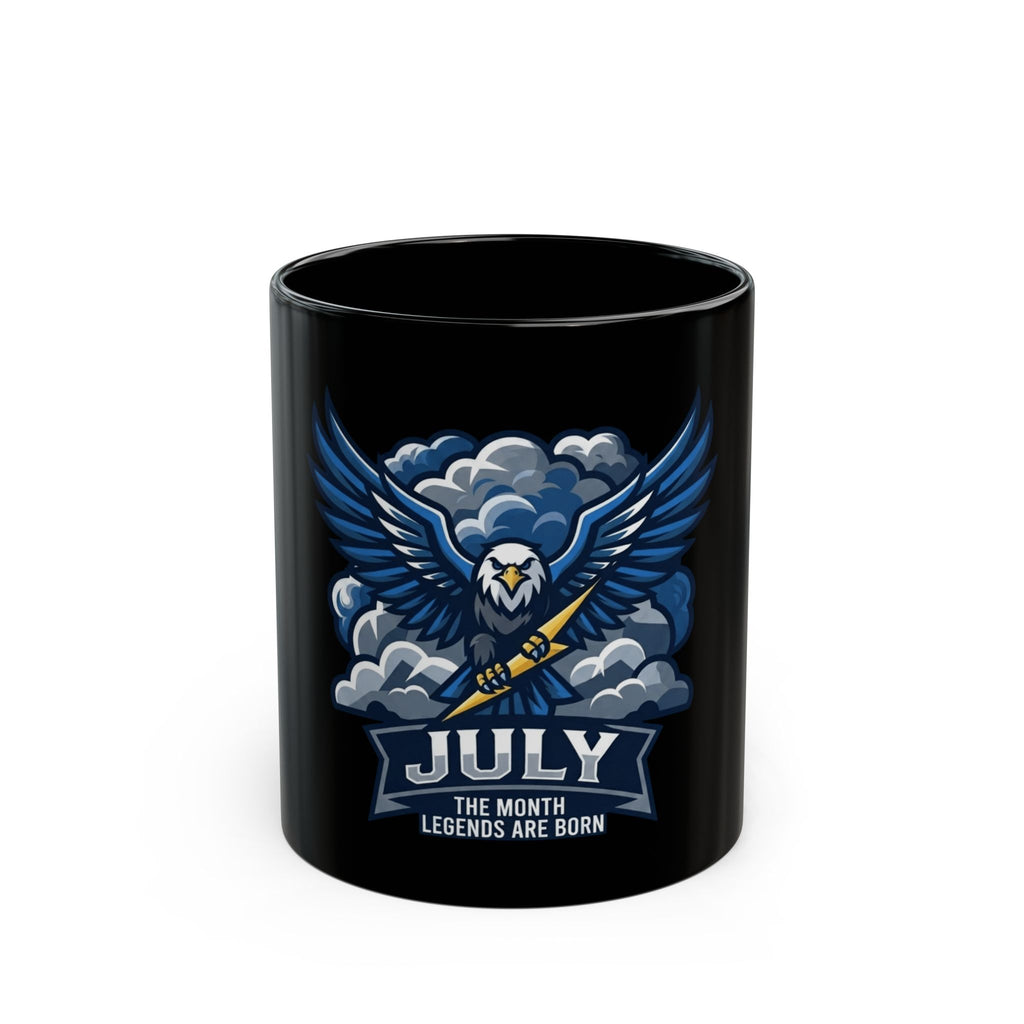 "July Legend" Black Ceramic Mug
