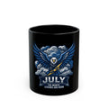"July Legend" Black Ceramic Mug