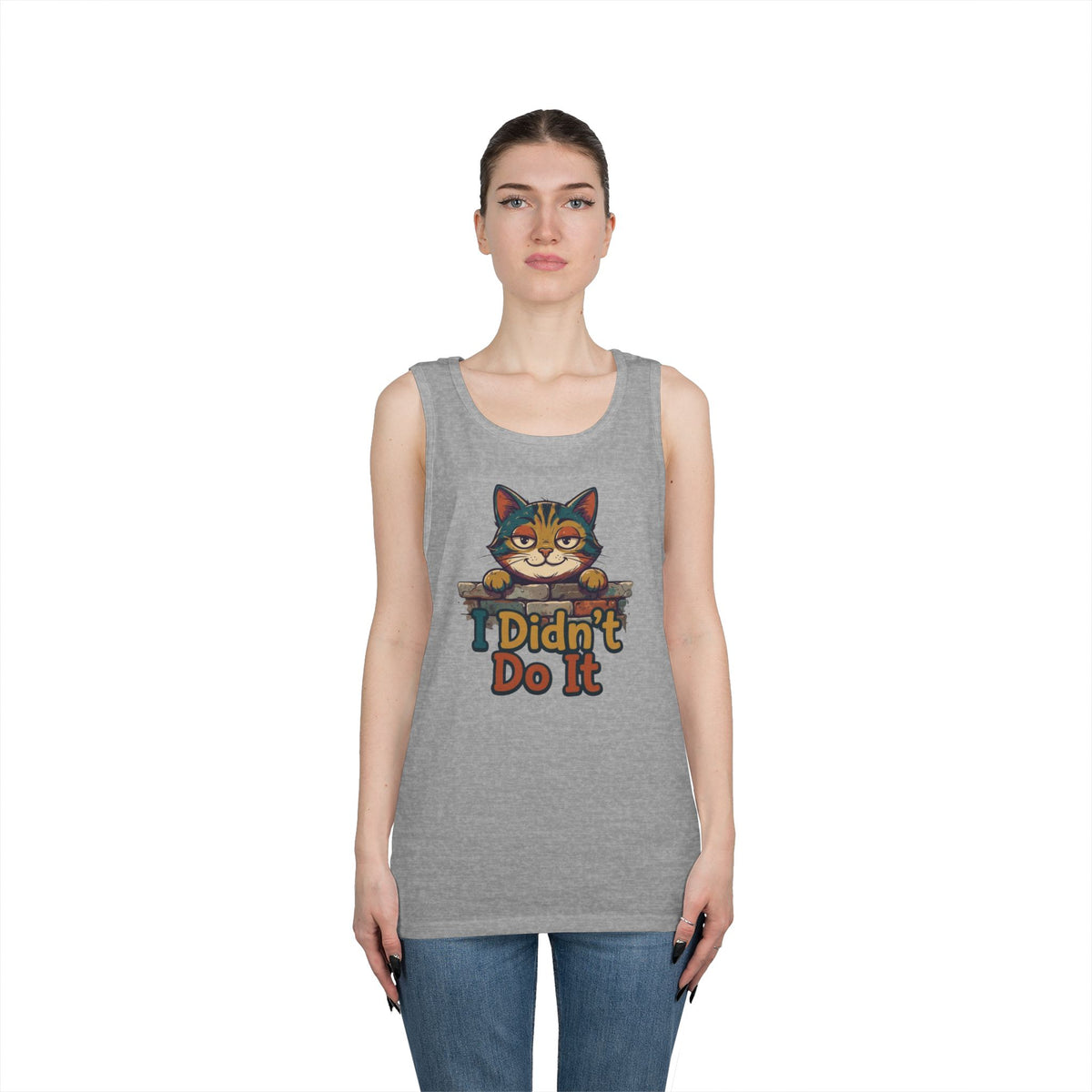 Color: Sport Grey | I Didn't Do It Tank Top